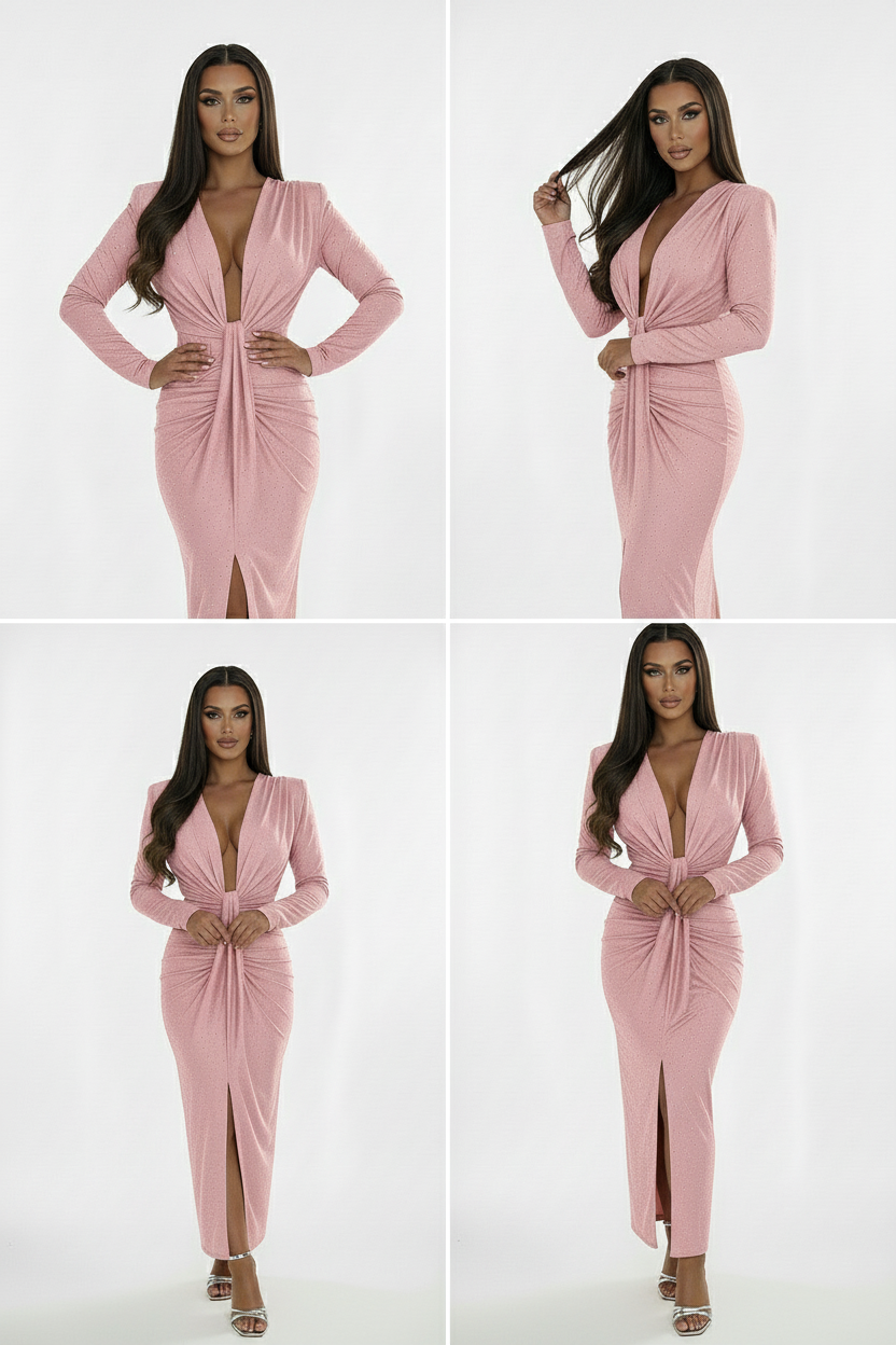 ROCHIE MODELATOARE VIVIENNE ROZ PUDRA CU STRASURI