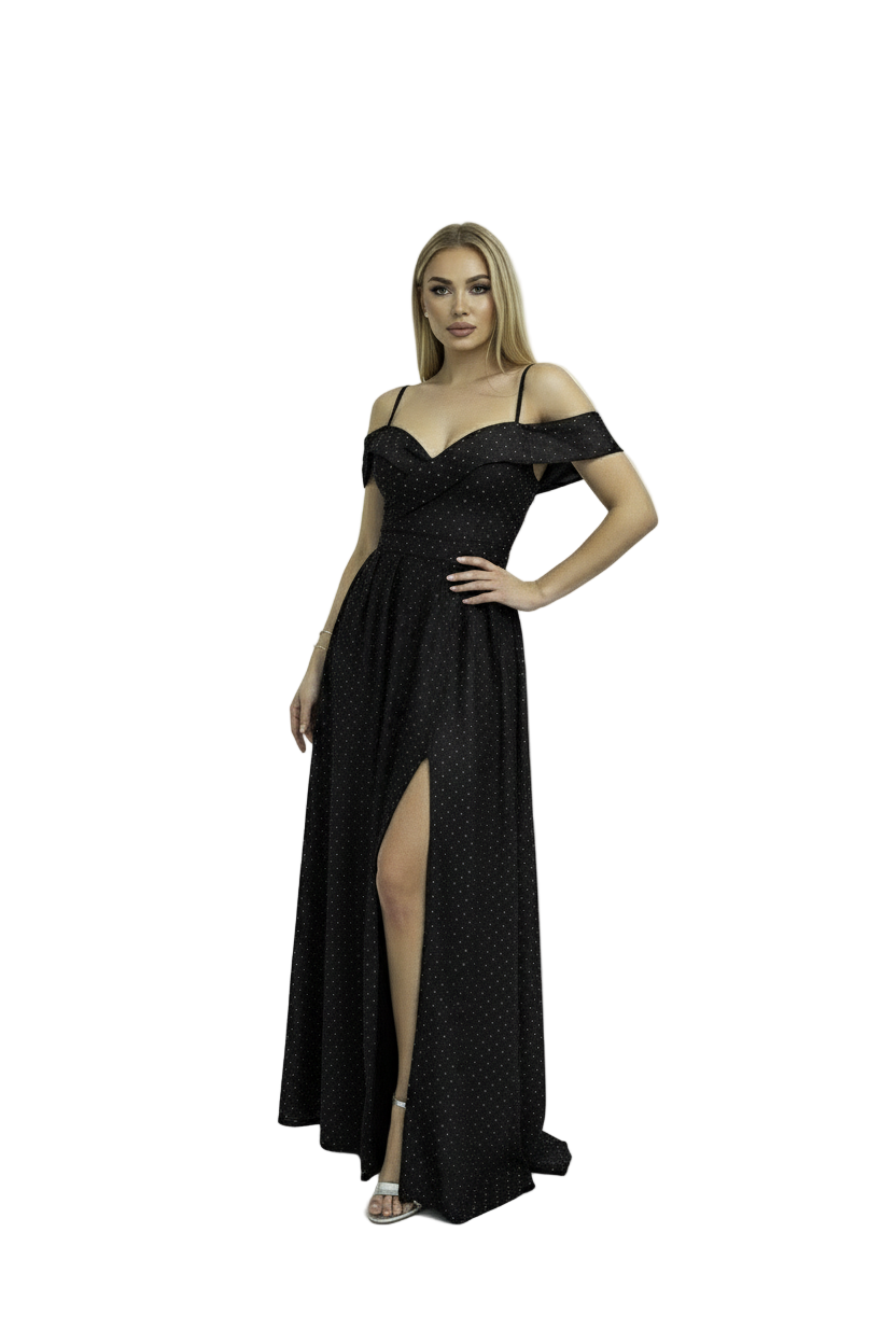 ROCHIE JASMINE NEAGRA CU STRASURI